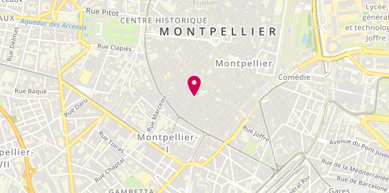 Plan de Romain Coiffure, 2 Bis Rue Four des Flammes, 34000 Montpellier