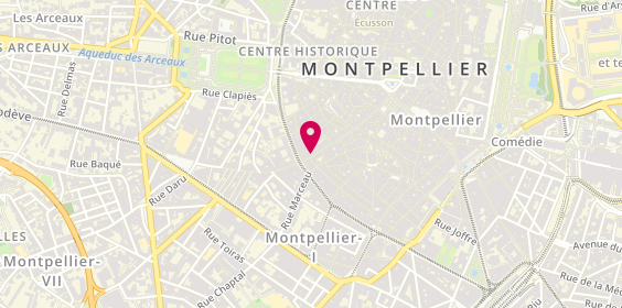 Plan de Le Coiffeur, 58 Rue Saint Guilhem, 34000 Montpellier
