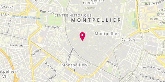 Plan de L'Atelier de Benjamin, 3 Rue du Puits du Temple, 34000 Montpellier