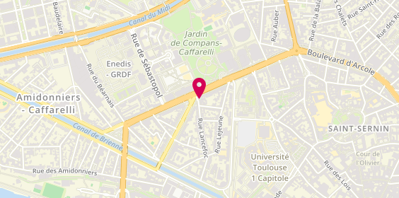 Plan de Coiff' Elle et Lui, 64 Rue Lancefoc, 31000 Toulouse