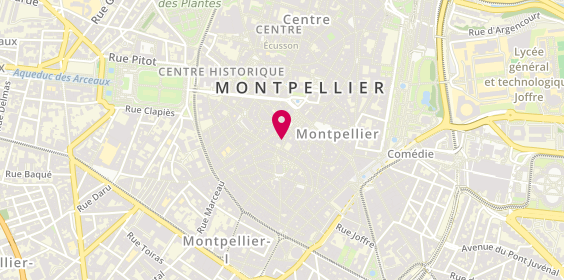 Plan de J.G Coiffeur créateur, 8 Rue du Bras de Fer, 34000 Montpellier