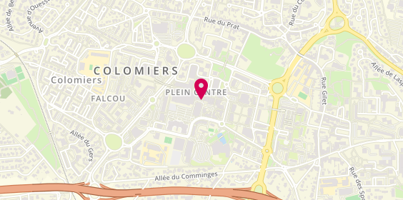 Plan de Yzatis Coiffure, 22 Rue du Centre, 31770 Colomiers
