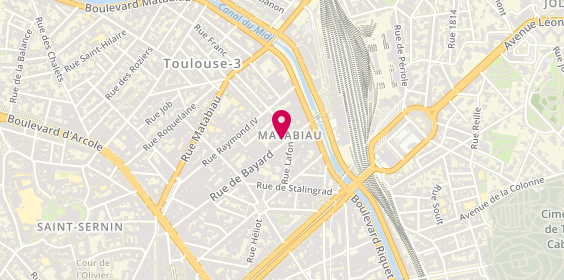 Plan de Atelier Afro, 57 Rue de Bayard, 31000 Toulouse