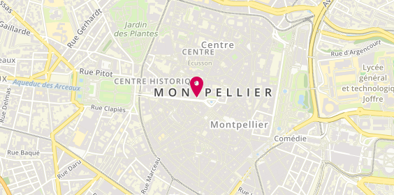 Plan de Les 3 Coiffeurs, 5 Rue Massilian, 34000 Montpellier