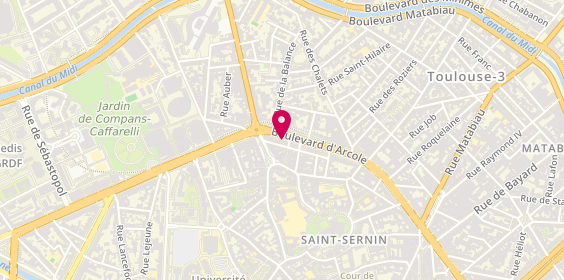 Plan de L'Atelier de Vincent, 25 Boulevard d'Arcole, 31000 Toulouse