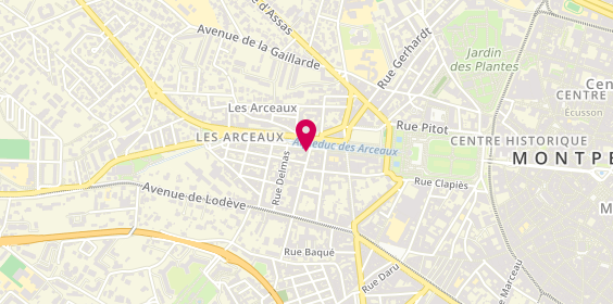 Plan de Evelyn'B, 17 Boulevard des Arceaux, 34000 Montpellier