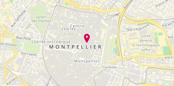 Plan de NGF Création Coiffure, 6 Rue de la Carbonnerie, 34000 Montpellier