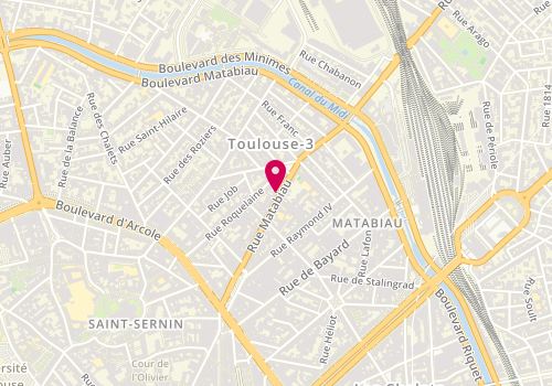 Plan de Studio Mega Hair Toulouse, 41 Rue Matabiau, 31000 Toulouse