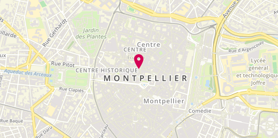 Plan de Franck Coiffure, 19 Rue de Ratte, 34000 Montpellier