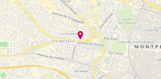 Plan de Agnès Soronellas, 18 Boulevard des Arceaux, 34000 Montpellier
