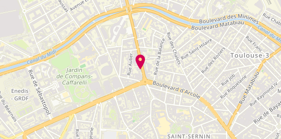 Plan de Balou Ô. Barber & Shop, 25 avenue Honoré Serres, 31000 Toulouse