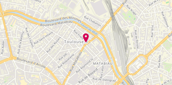 Plan de Infiniment Coiffure, 57 Rue Matabiau, 31000 Toulouse