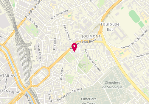 Plan de Coiffure Lotfi, 7 place Commerciale Jolimont, 31500 Toulouse