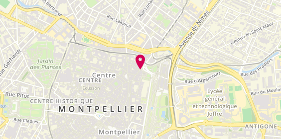 Plan de Le Reflet du Miroir, 27 Rue Pila Saint Gély, 34000 Montpellier
