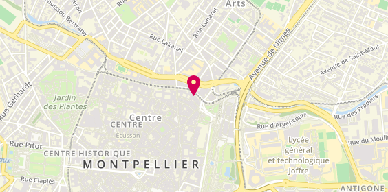 Plan de L'Atelier de shana, 14 Boulevard Louis Blanc, 34000 Montpellier