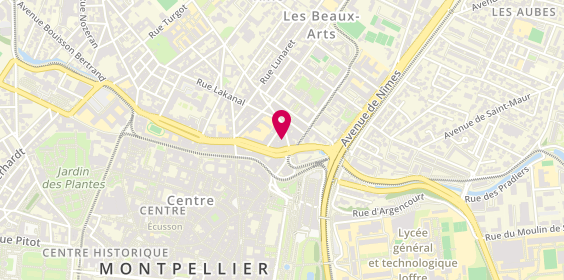 Plan de Idée Coiff, 3 Rue Proudhon, 34090 Montpellier