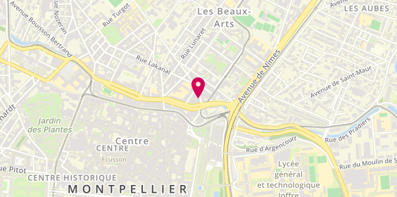 Plan de L&E, 3 Rue Proudhon, 34000 Montpellier