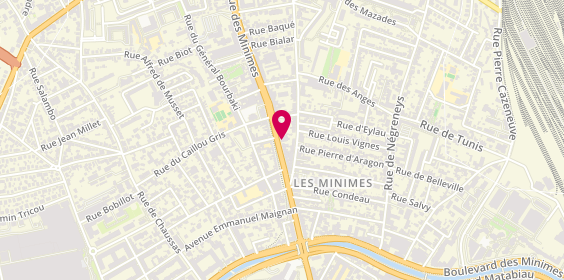 Plan de Coiffure Avenue, 68 Av. Des Minimes, 31200 Toulouse