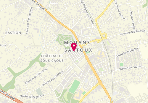 Plan de Salon Carmine, 19 Rue du 11 Novembre, 06370 Mouans-Sartoux