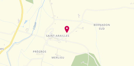 Plan de TURIES Bénédicte, Le Village, 32350 Saint-Arailles