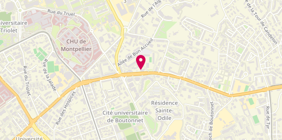 Plan de Le Diamant, 145 avenue de la Justice de Castelnau, 34090 Montpellier