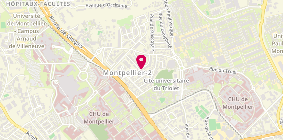 Plan de Les Fees Couleur, 12 Rue des Tilleuls, 34090 Montpellier
