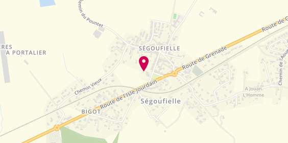 Plan de Crea'Tif Coiffure, Village, 32600 Ségoufielle