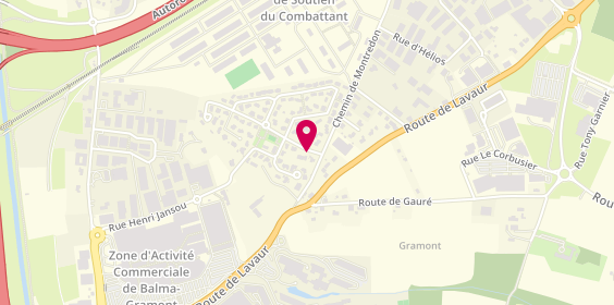 Plan de GRAU Aurélie, 2 Rue Nicéphore Niepce, 31200 Toulouse