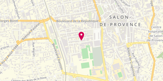 Plan de Atelier Espace Beaute, Immeuble "Le Vivaldi
130 Boulevard Aristide Briand, 13300 Salon-de-Provence
