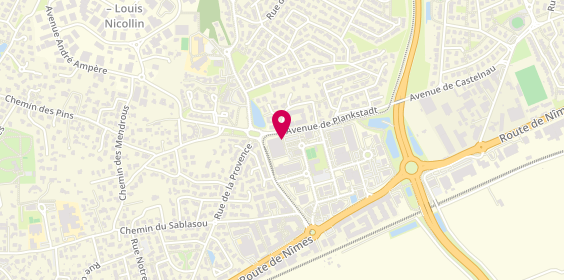Plan de Beauty Place, Avenue de l'Industrie Casino avenue de l'Aube Rouge, 34170 Castelnau-le-Lez