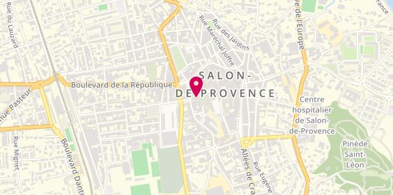 Plan de Hair 2 Romain, 7 Rue de la Teinture, 13300 Salon-de-Provence