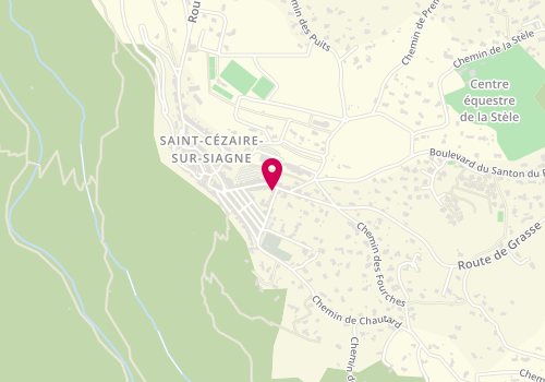 Plan de Coiffure Isabelle, 12 Rue Arnaud, 06530 Saint-Cézaire-sur-Siagne