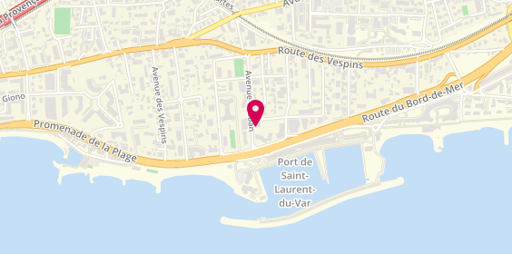 Plan de R'Styl Coiffure, 257 avenue Vauban, 06700 Saint-Laurent-du-Var