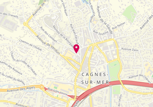 Plan de Pascale Coiffure, 12 Avenue Cyrille Besset le Real, 06800 Cagnes-sur-Mer