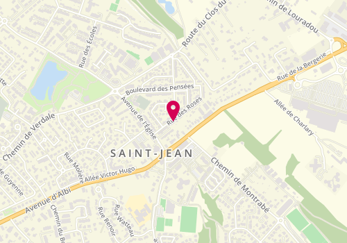 Plan de Vermot Sandrine, 26 Rue Roses, 31240 Saint-Jean