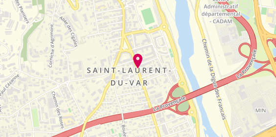 Plan de Tia Coiffure, 848 avenue du Général de Gaulle, 06700 Saint-Laurent-du-Var