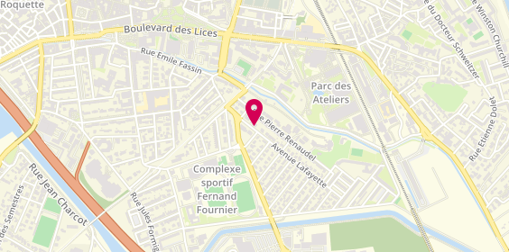 Plan de Nc Coiffure, 5 avenue la Fayette, 13200 Arles