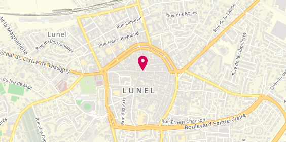 Plan de Coiffure Naffah, 241 Rue de la Libération, 34400 Lunel