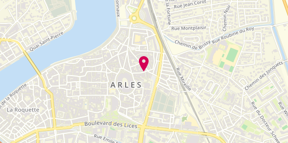 Plan de TEXIER Corinne, 39 Rue Refuge, 13200 Arles