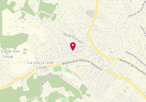 Plan de Coiffure Corylaur, 36 Rue Georges Clémenceau, 06480 La Colle-sur-Loup
