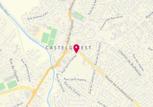 Plan de SARL Castel, 14 Rue Magressolles, 31780 Castelginest