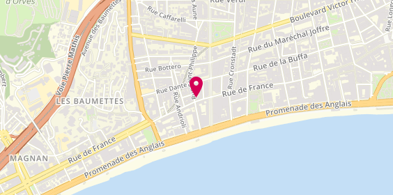 Plan de Anil's Coiffure, 14 Rue Saint-Philippe, 06000 Nice