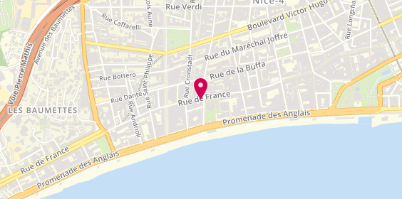 Plan de Coiffure des Anges, 5 Rue de Rivoli, 06000 Nice