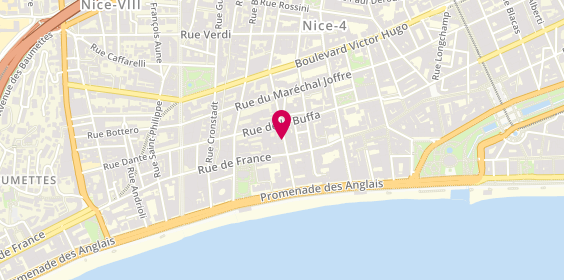 Plan de Carré d'Or, 15 Rue Meyerbeer, 06000 Nice