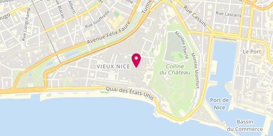Plan de Coiffure de la Tour, 3 Rue du Pont Vieux, 06300 Nice