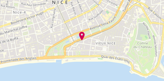 Plan de Jean Louis David - Coiffeur Nice, 54 Boulevard Jean Jaurès, 06300 Nice
