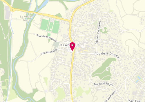 Plan de Les Reflets de Cloé, 5 Route de Montpellier, 34730 Prades-le-Lez