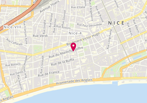 Plan de Eva et Michel TERZIAN Coiffure Nice, 37 Rue du Maréchal Joffre, 06000 Nice