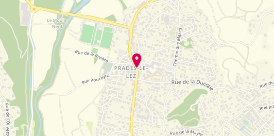 Plan de A.S Coiffure, 88 Route de Mende, 34730 Prades-le-Lez