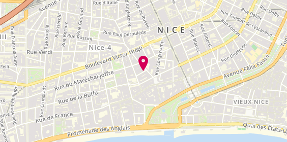 Plan de Marie-Claire Coiffure, 8 Rue François 1er, 06000 Nice